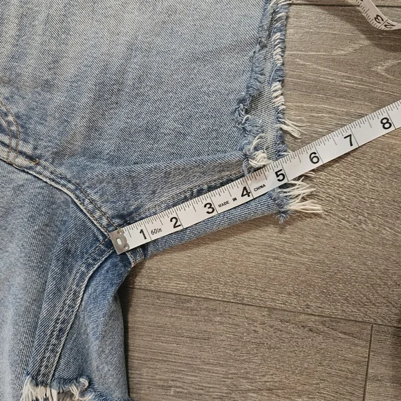 AGOLDE Riley High Rise Denim Shorts - Picture 7 of 11